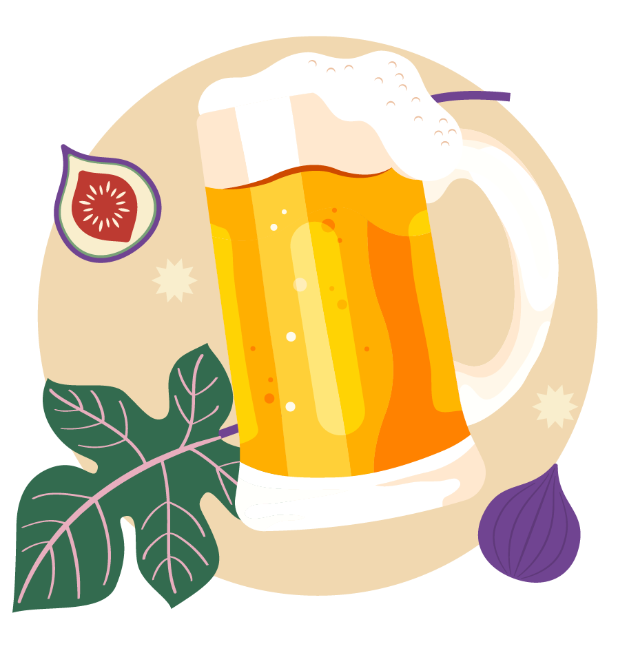 ilustración que representa a la cerveza DEHIGOS